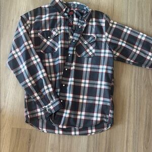 DIXXON Red and Black Plaid Shirt